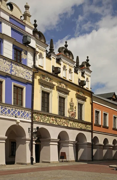 Hus Madonna Armenian Street Zamosc Polen — Stockfoto