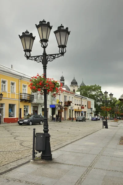 Place Luczkowski Place Marché Vieille Ville Chelm Pologne — Photo