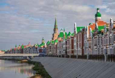 Yoshkar-Ola 'daki toprak seti. Mari El Republic. Rusya