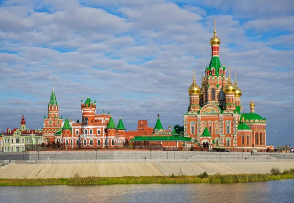 Embarque Ressurreição Voskresenskaya Yoshkar Ola Mari Republic Rússia — Fotografia de Stock