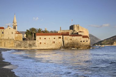 Budva'nın tarihi kent. Karadağ