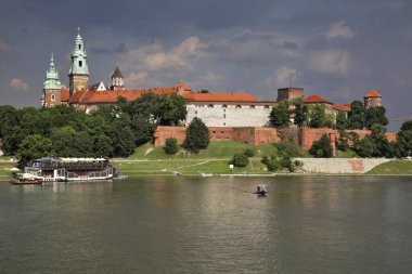 Wawel Krakow 'da. Polonya