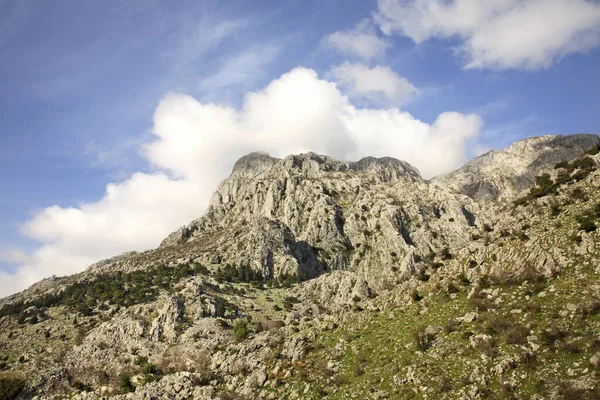 Landskap Nära Kotor Montenegro — Stockfoto