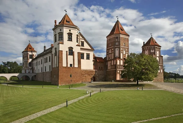 Κάστρο Στο Μιρ Λευκορωσία — Φωτογραφία Αρχείου