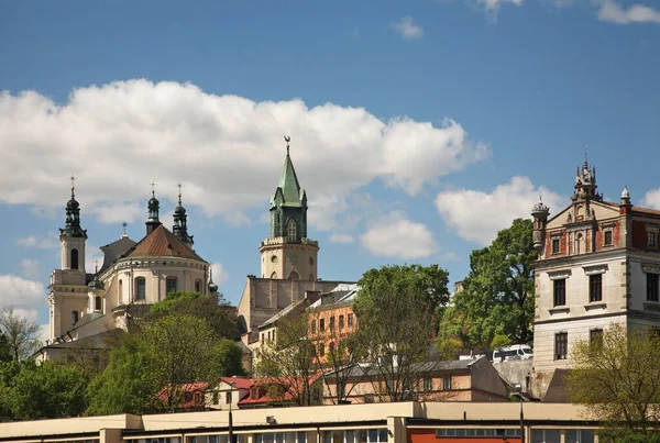 Panoramiczny Widok Lublin Polska — Zdjęcie stockowe