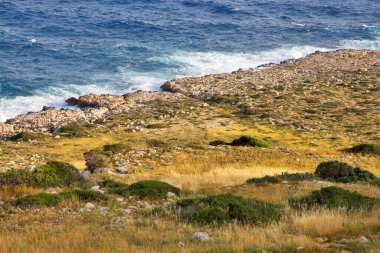 Ayia Napa yakınlarındaki Cape Greco Ulusal Orman Parkı. Kıbrıs