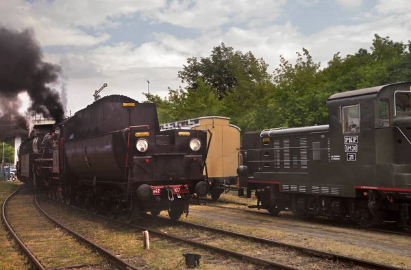 Chabowka 'da demiryolu kevaşesi. Polonya