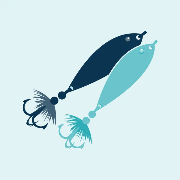 Fishing Icon — Stock Vector