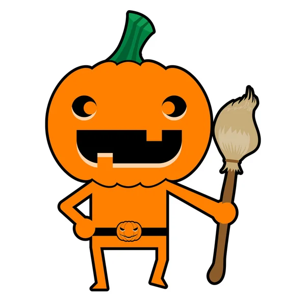 Carácter de calabaza — Vector de stock