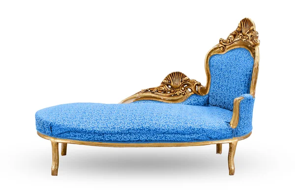 Lange Chaiselongue Stockfoto