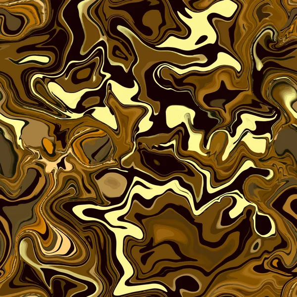 Textura Mármol Patrón Sin Costura Fondo Abstracto Humo Beige Dorado — Vector de stock