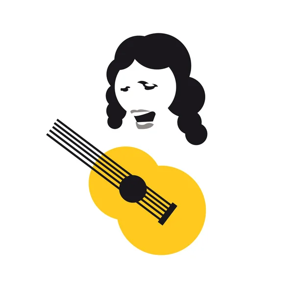 Icône flamenco — Image vectorielle