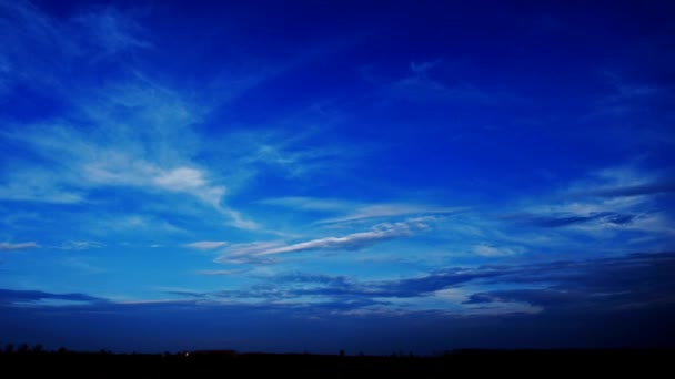 时间流逝的天空 — 图库视频影像