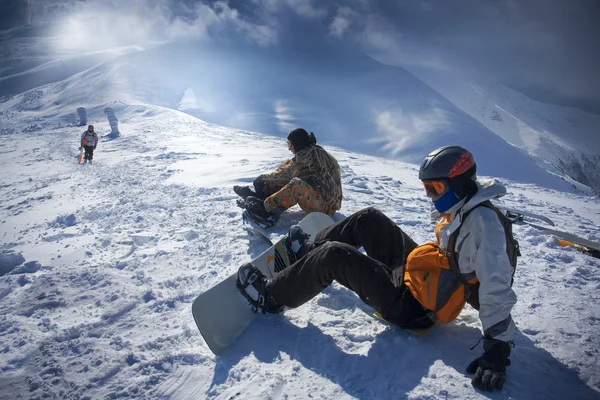 Snowboarder — Stockfoto