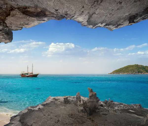 okyanus ile mağara