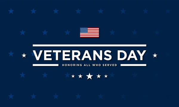 Veterans Day Background Design — Stock Vector