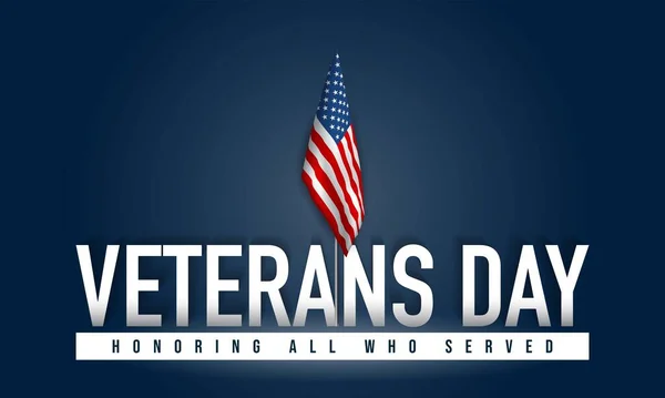 Veteranos Day Background Design —  Vetores de Stock