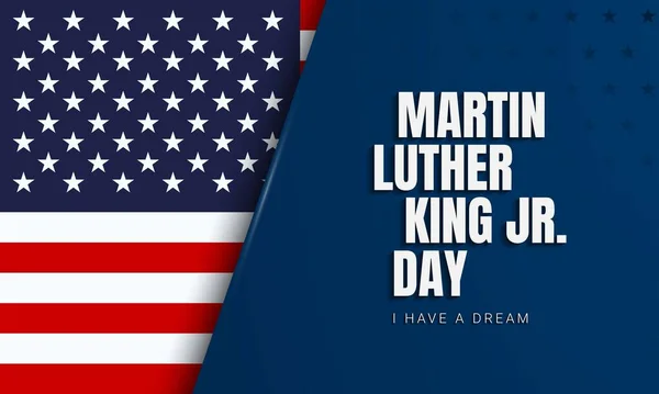 Martin Luther King Achtergrond Van Dag — Stockvector