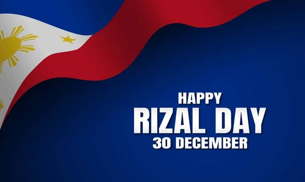Rizal Day Background Design —  Vetores de Stock