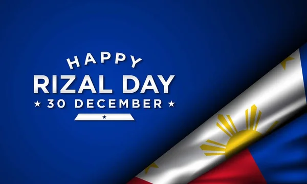 Rizal Day Background Design —  Vetores de Stock