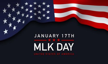 MLK Günü Amerika Birleşik Devletleri Arkaplan Tasarımı.