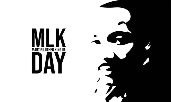 Stany Zjednoczone Ameryki Martin Luther King Junior Day Background Design — Wektor stockowy