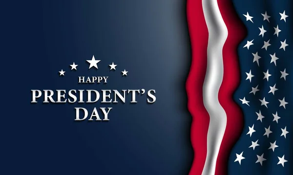 Σχεδιασμός Φόντου Για Την Ημέρα Του Προέδρου — Διανυσματικό Αρχείο