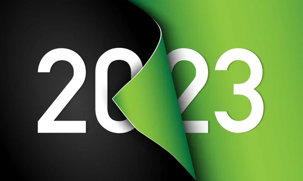 2023 Frohes Neues Jahr Hintergrunddesign Stockvektor
