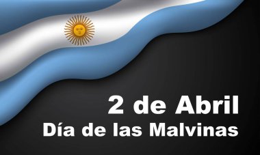 Malvinas Günü Arkaplan Tasarımı.