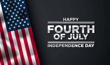 4 Temmuz Arkaplan Tasarımı.