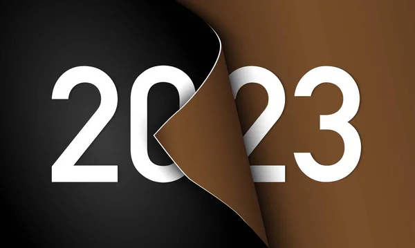 2023 Feliz Año Nuevo Antecedentes — Vector de stock