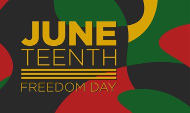 Haziran Özgürlük Günü Arkaplan Tasarımı.