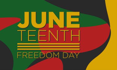 Haziran Özgürlük Günü Arkaplan Tasarımı.