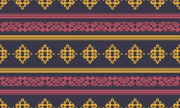 Geometric Ethnic Oriental Seamless Pattern Traditional — ストックベクタ