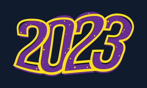 2023 Happy New Year Background — 图库矢量图片