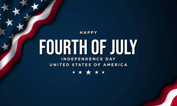 United States America Independence Day Background Design — Stockvektor