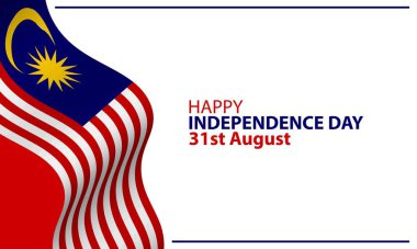 Malezya Bağımsızlık Günü Arkaplan Tasarımı.