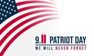 Patriot Day Background Design. 