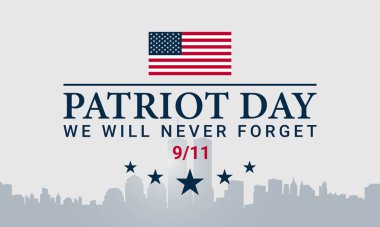 Patriot Day Background Design. 