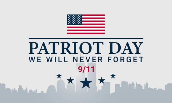 Patriot Day Background Design — 图库矢量图片