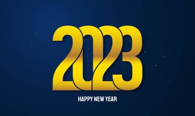 2023 Mutlu Yıllar Geçmiş Tasarımı.