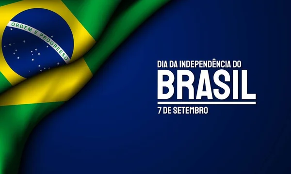 Brazil Independence Day Background Design lizenzfreie Stockillustrationen