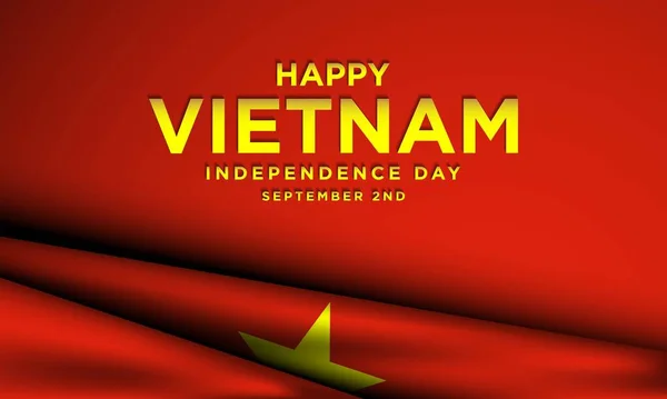 Vietnam Independence Day Background Design — 图库矢量图片