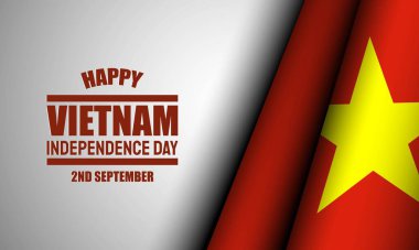 Vietnam Independence Day Background Design. 