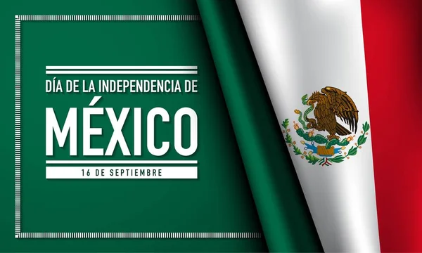 Mexico Independence Day Background Design — стоковый вектор