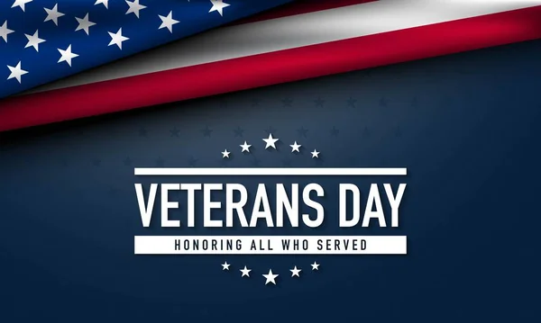 Veteranos Day Background Design —  Vetores de Stock