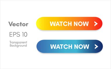 Şimdi izle düğmeler, illüstrasyonlar