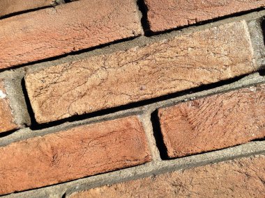 kahverengi beton tuğlalar, kopyalama alanı için tam çerçeve arkaplan 