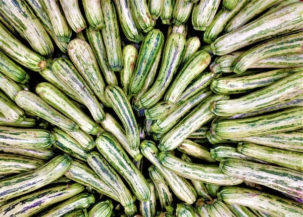 Grüne Zucchini Zucchini Gemüse Vollbild Food Konzept — Stockfoto
