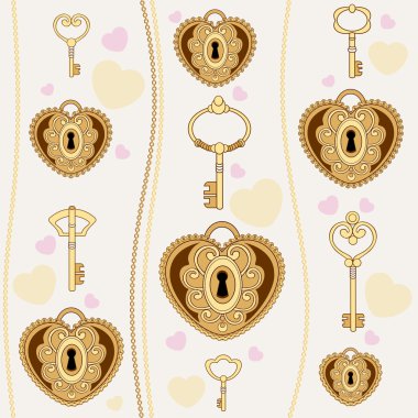 Dikişsiz desen Sevgililer günü